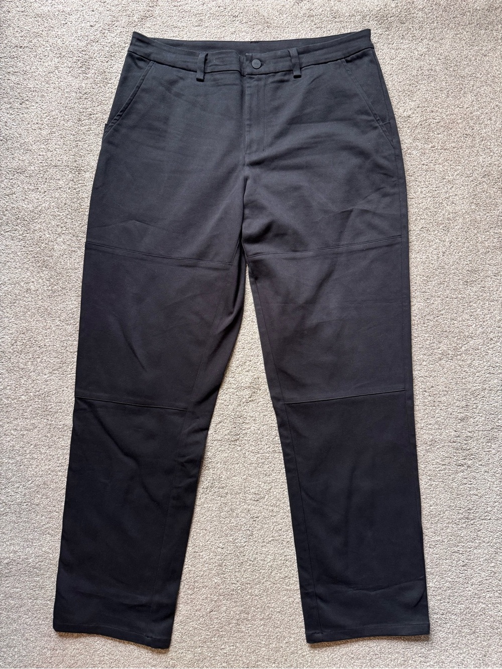 Mens Alo Yoga Pants Size 36x32 Classic Fit Cotton Blend Athleisure Black
